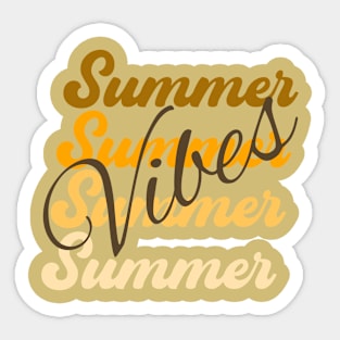 Summer vibes design Sticker